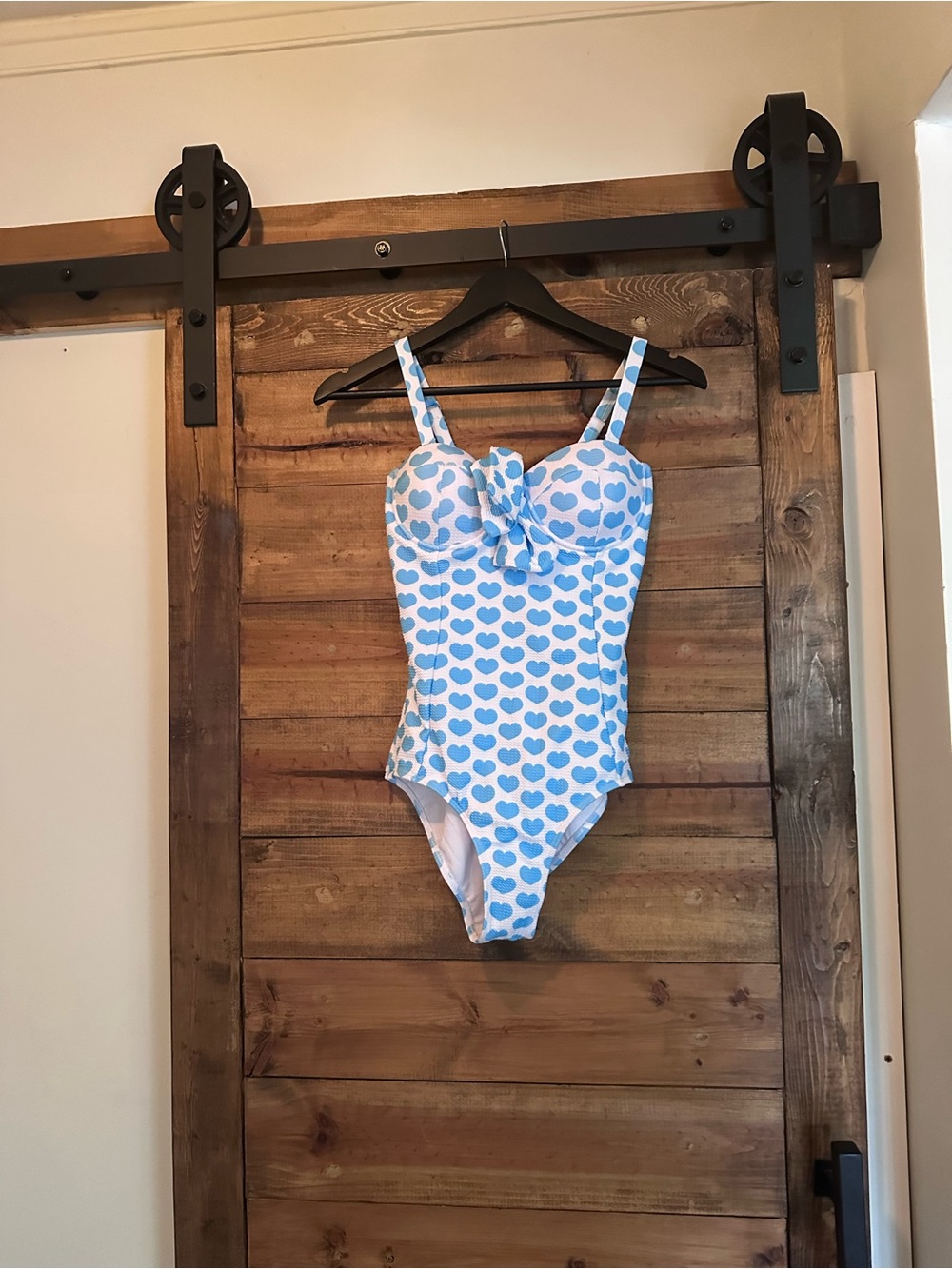 Blue Heart Swim Suit only (skirt not included)